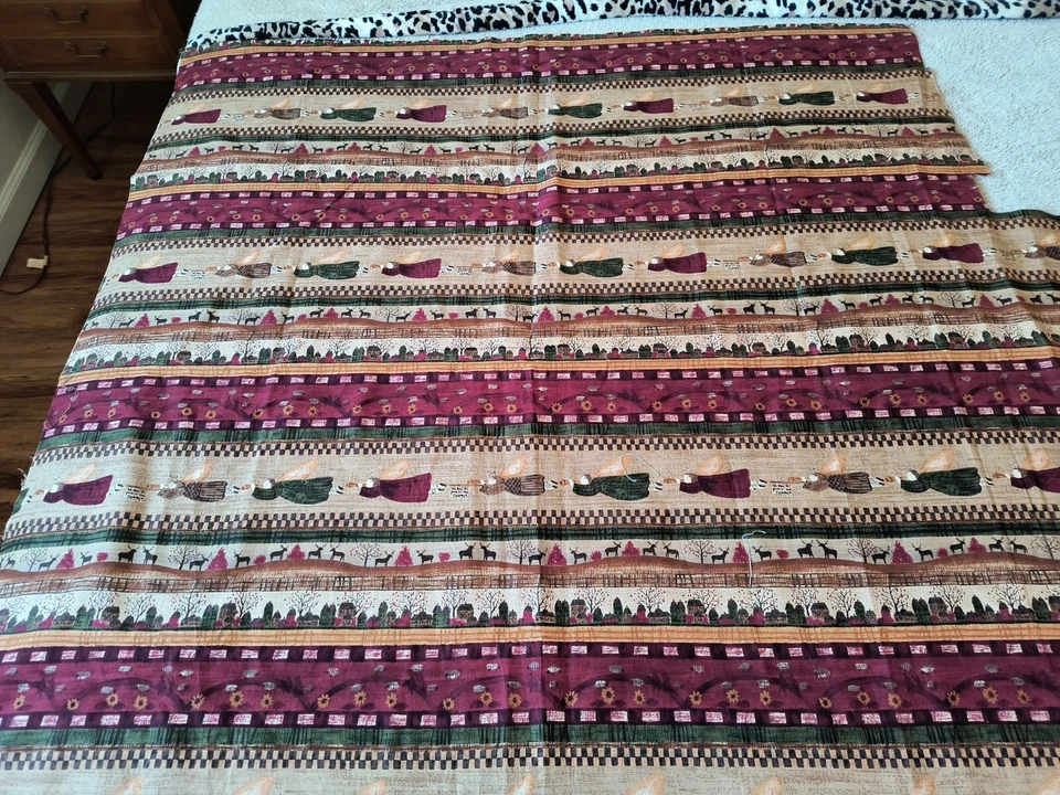 Benartex Peace in the Country Xmas Angels Fabric cotton lightweight - Image 4 of 4