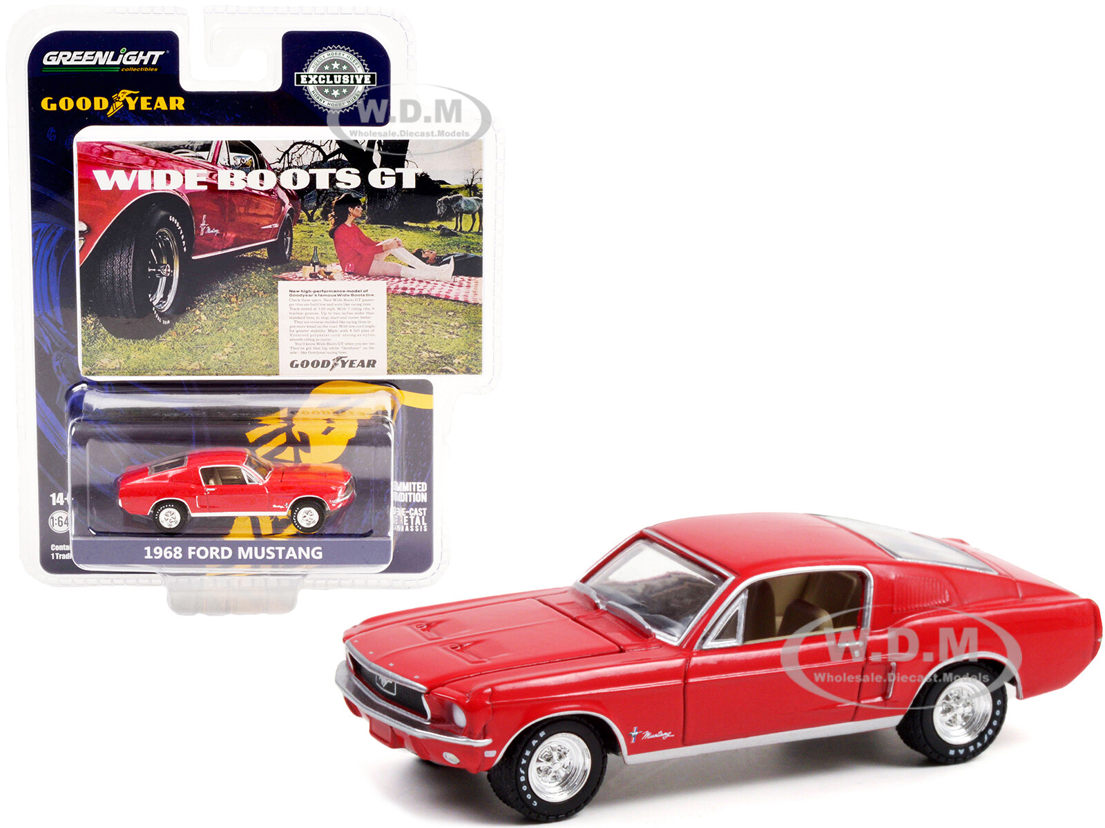 1968 FORD MUSTANG RED \