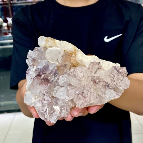1.9LB Natural Rare White Crystal Limerian Quartz Cluster/Mineral Sample - 第 5/17 張圖片
