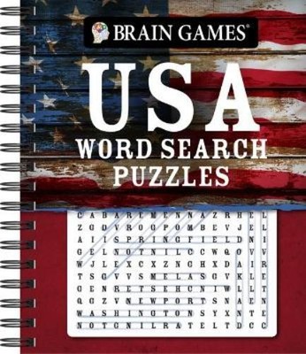Brain Games Publications I Brain Games - USA Word Sea (Spiral Bound) (UK IMPORT)