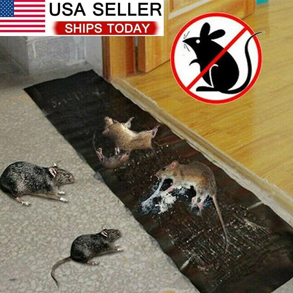 47x11'' Catcher Rat Glue Trap Rodent Board Mice Indoor Super Sticky Mouse  USA