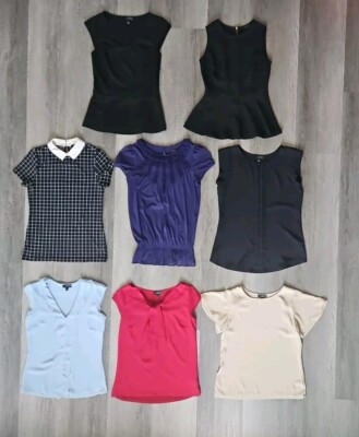 The Limited Fashion Work Dress Top Shirt Short Sleeve / Sleeveless Sz XS Lot 8