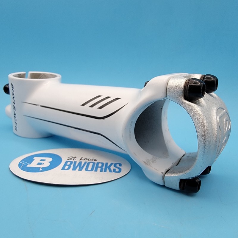 Bontrager RL 1 1/8" Threadless Bike Stem 110mm ± 7° 31.8mm Clamp White Alloy c31