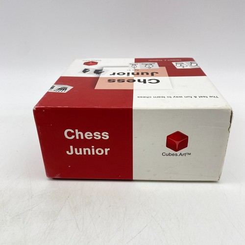 Chess Junior Learning Game COMPLETE No Bag Cubes Art 2016 Teaching Kids - Picture 8 of 9