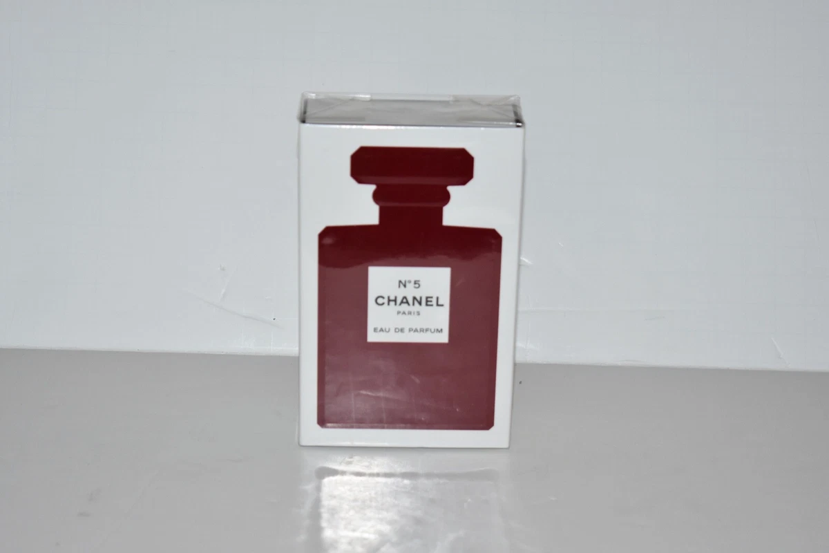 Chanel No. 5 Eau de Parfum 3.4 FL. OZ. / 100 ml Red Bottle Limited Edition  NEW