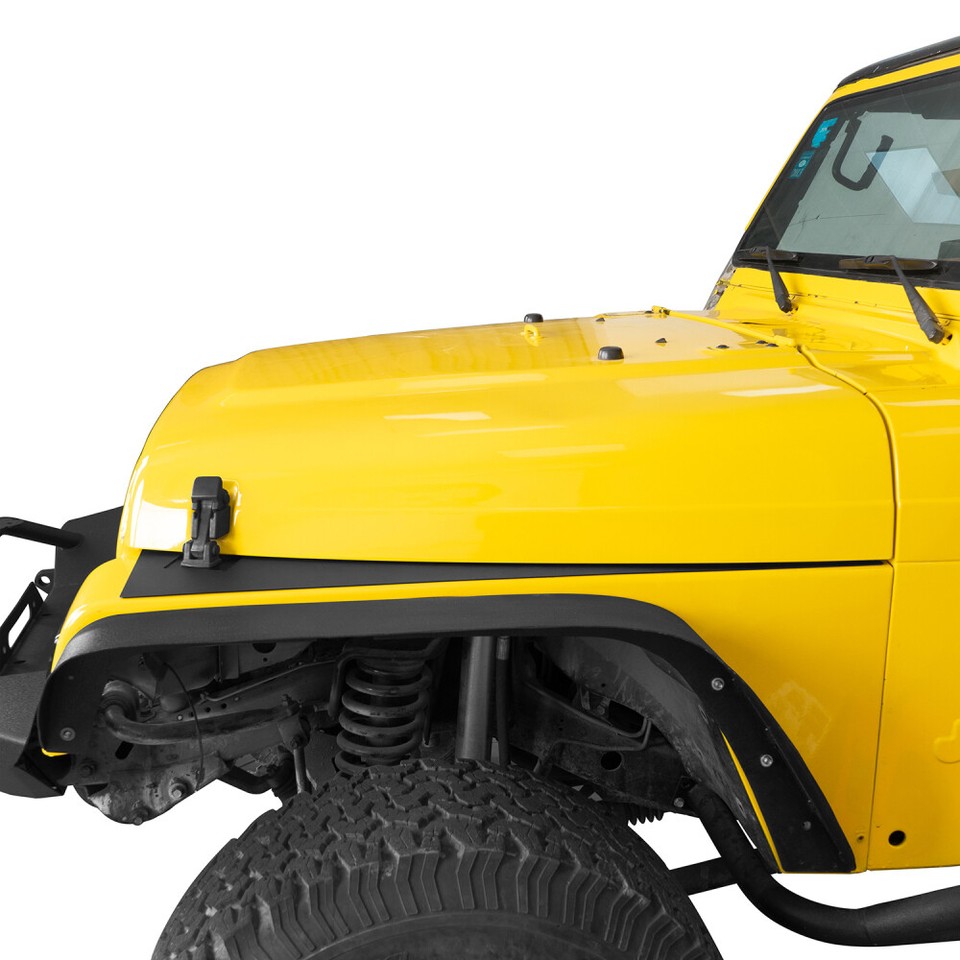 Xprite 2 parasoles compatibles con Jeep Wrangler JK JKU 2007-2018, cubierta de malla delantera y