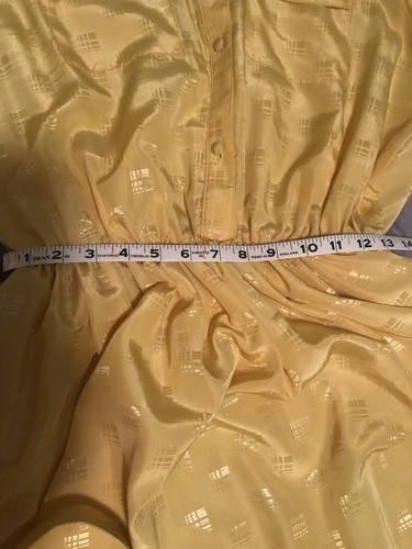 Vtg 1980s Sabino Dress Belted Size 16 elastic waist pockets smoke free pet free - Picture 9 of 17