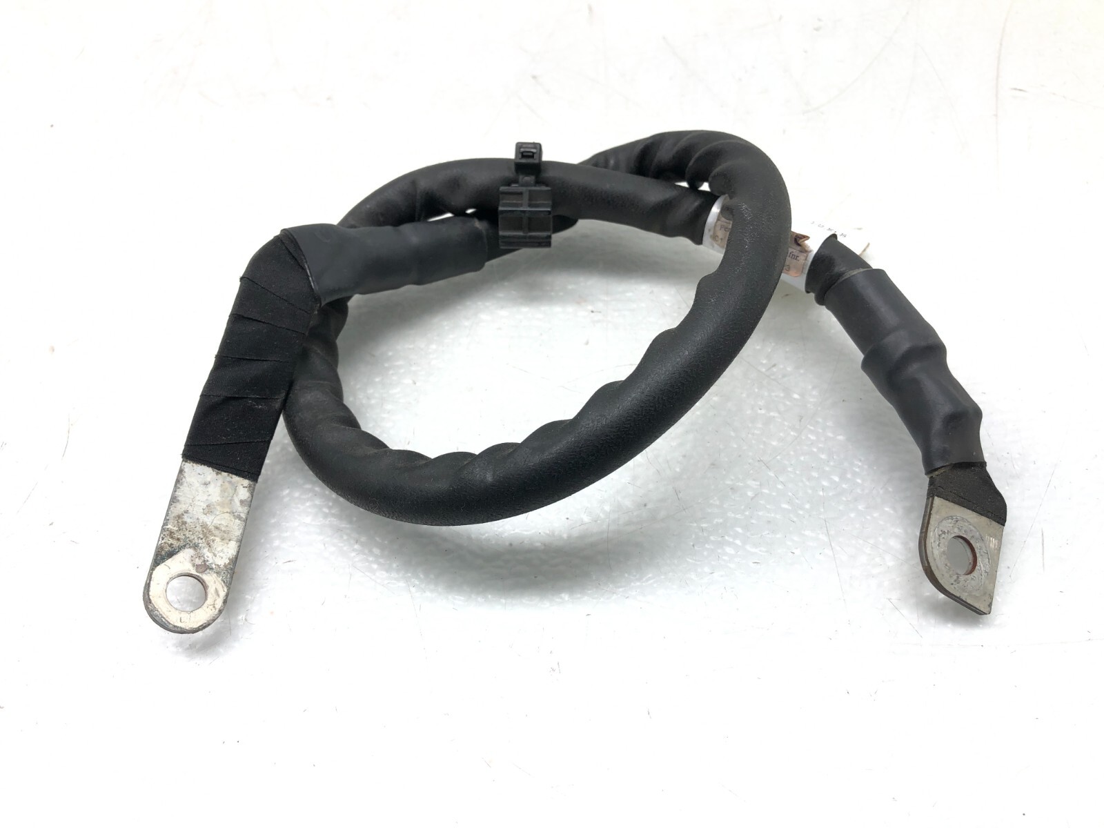 2015-2021 MERCEDES W205 C300 C43 GROUND NEGATIVE MINUS CABLE STRAP OEM.