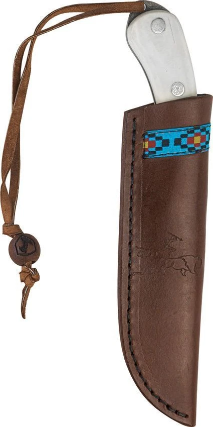 Herramienta y cuchillo Condor Blue River cuchillo CTK2825-4.3MHC blanco Micarta con funda Foto 3 de 3