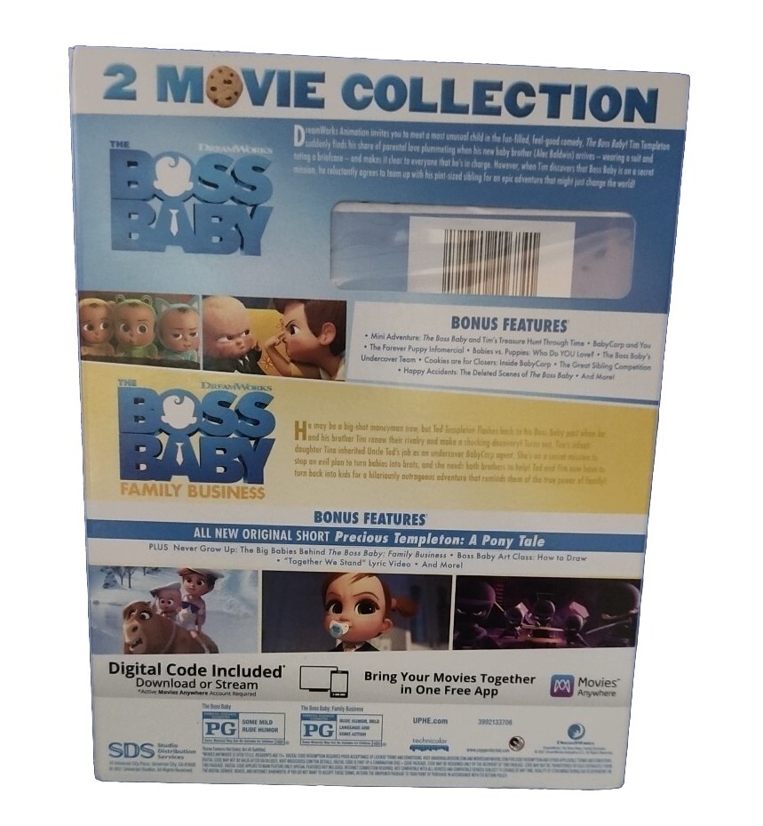 The Boss Baby: 2-Movie Collection (Blu-ray) for sale online | eBay