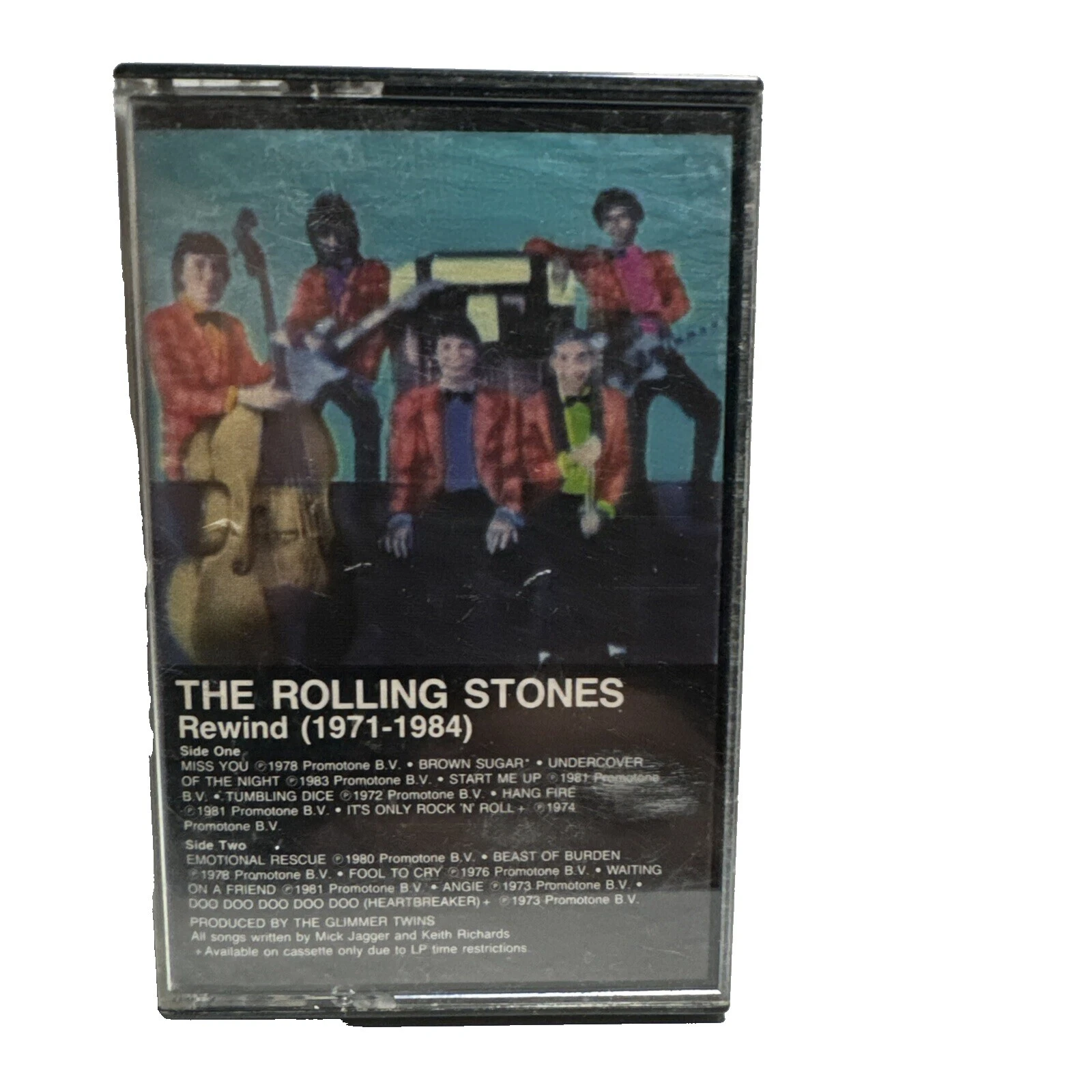 The Rolling Stones Very Good (VG) Inlay Condition Music Cassettes