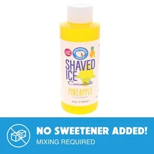 Hypothermias PINEAPPLE Flavor Syrup 🍧 Snow Cone machine Concentrate UNSWEETENED