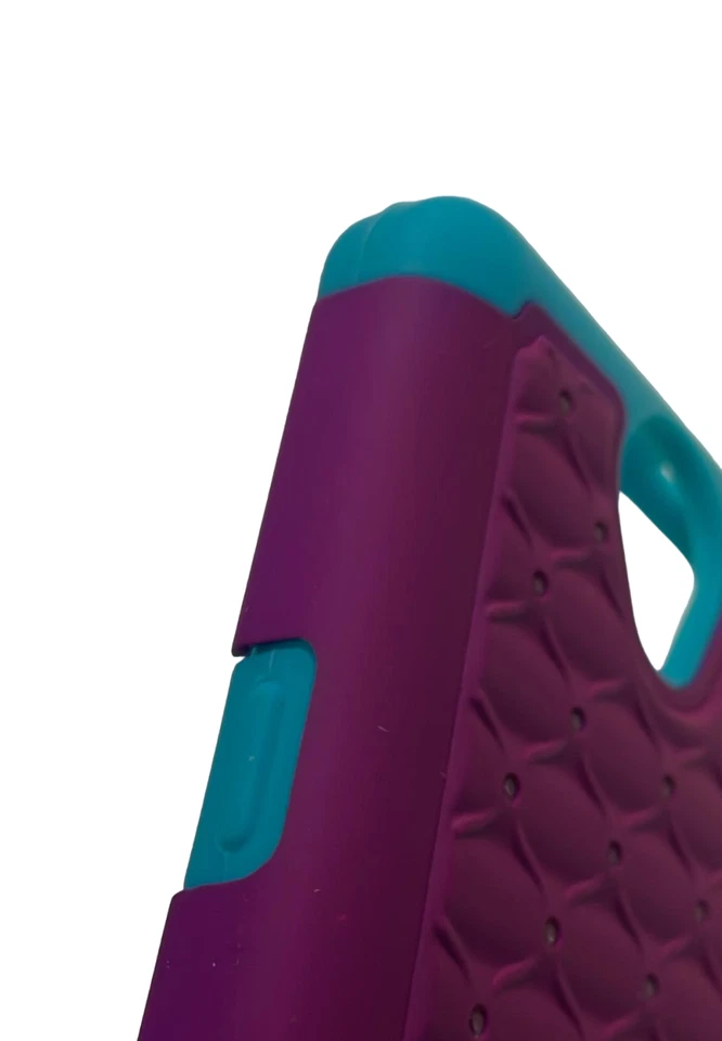 Funda protectora híbrida de doble capa con diamantes de imitación MyBat para ZTE Prestige púrpura Foto 4 de 4