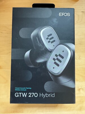 EPOS GTW 270 Hybrid Wireless Gaming Earbuds, Bluetooth & USB-C Dongle