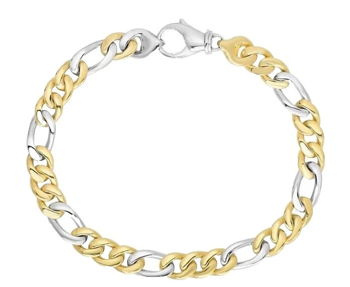 Collares y colgantes dorados de cadena multitono para hombre