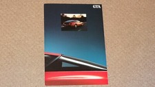 RENAULT ALPINE GTA V6 & V6 Turbo UK brochure - July 1989 - MINT condition