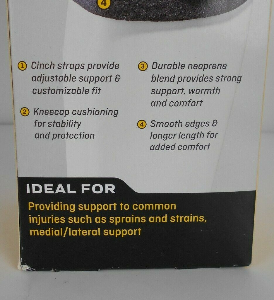 3M Futuro Knee Hinged Brace Black Firm Support Adjustable Size