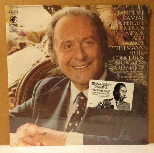Jean-Pierre Rampal / Bach - Telemann Flute Concertos sealed vinyl LP 1974 - Imagen 8 de 12