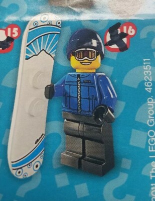 lego minifigures series snowboarder