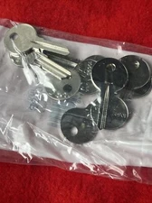 PACK OF 10 ILCO 1069B UNCUT & BLANK Keys (t53)