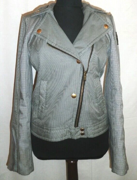 GUCCI ~ RARA giacca grigia colletto in pelliccia Big FOX ~ taglia: S M; 40 * AUTENTICA