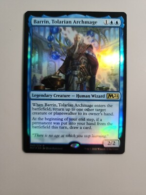 MTG Barrin, Tolarian Archmage Core Set 2021 045/274 Foil Rare | eBay