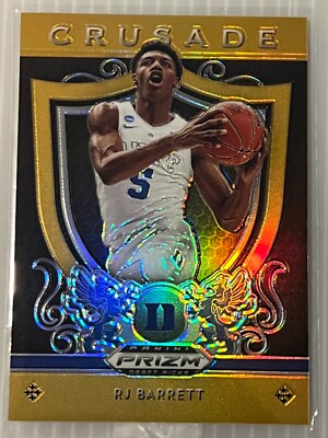 2019 Panini Prizm Draft Picks RJ Barrett Orange Crusade RC /149 #79