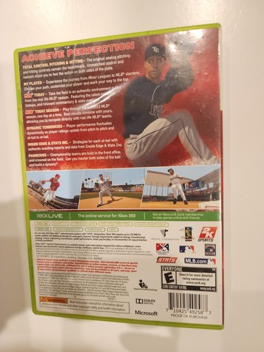 Xbox 360 MLB2K13 used no instructions - Picture 2 of 3