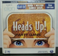 Heads Up Party Game 3rd Edition As Seen On Ellen - New, Sealed!