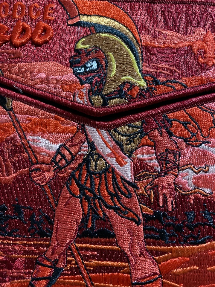 MT Council Apoxky Aio 300 2015 NOAC Ordeal Spartan Griz Bear Flap & Bottom - Image 2 of 3