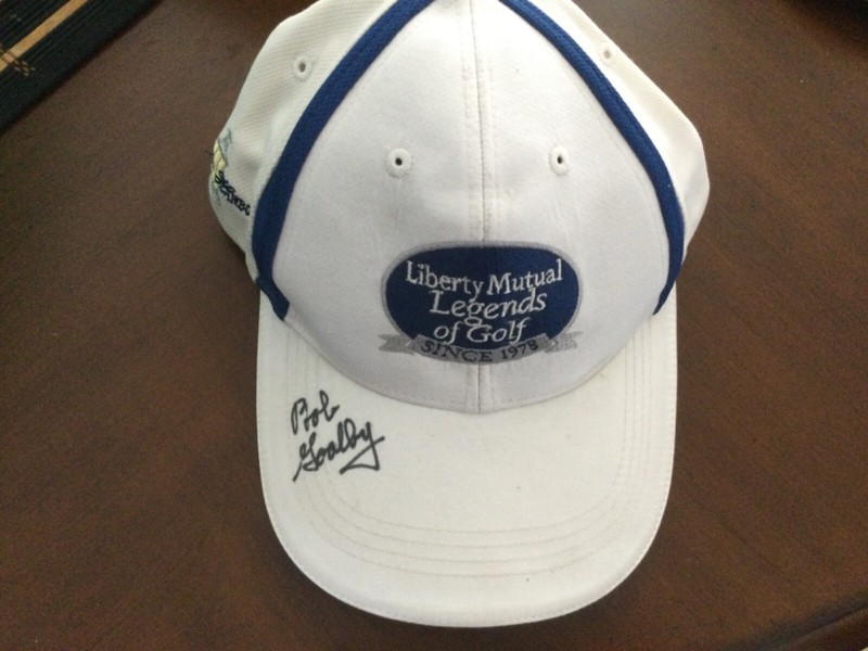 BOB GOALBY SIGNED GOLF HAT CAP AUTOGRAPH PGA
