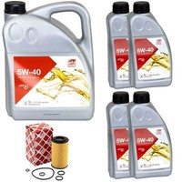 MotoröL Set Febi SAE 5W-40 9 Liter + ÖLfilter 32910 FüR Mercedes E-Klasse SL