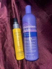 Clairol Shimmer Lights Shampoo Blonde & Silver + John Frieda Blonde Light Spray