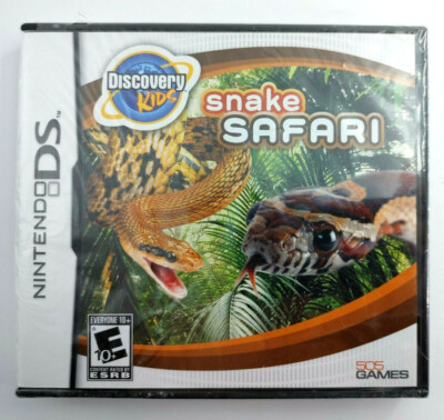 Discovery Kids: Snake Safari (Nintendo DS NDS, 2009) BRAND NEW Factory Sealed!