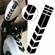 Cinta adhesiva universal de advertencia de seguridad para guardabarros con flecha llanta a rayas para KTM Triumph