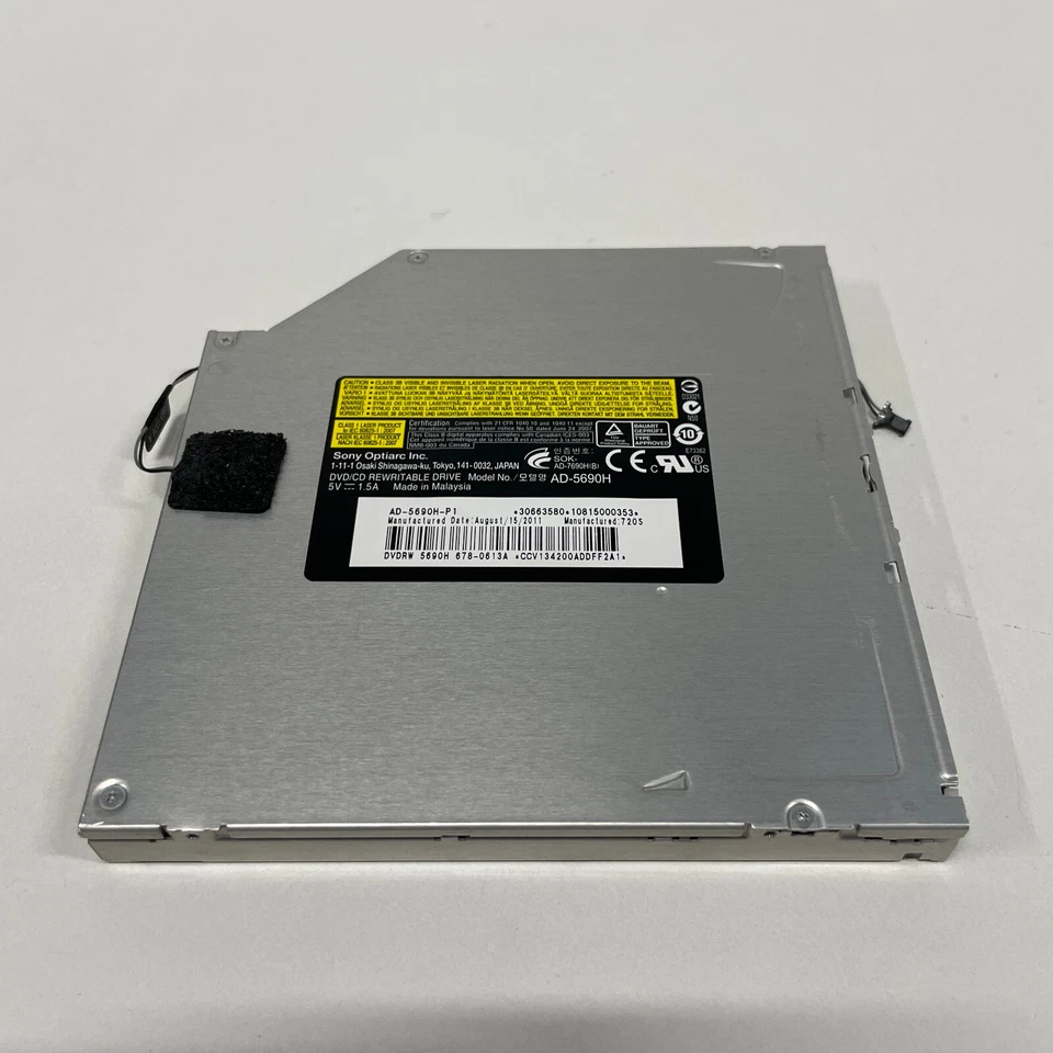 Sony Optiarc AD-5690H CD DVD±RW Drive 678-0613A Apple iMac 21.5" A1311 A1312 - Image 3 of 4