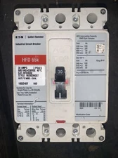 Eaton HFD3030BP10, HFD3030, 3P 30A 600V Circuit Breaker Pull-Out