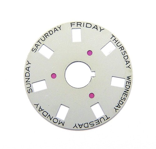 Genuine Rolex 3055 Caliber Gray Day Date Disc for Watch Model 18038 18048 18078