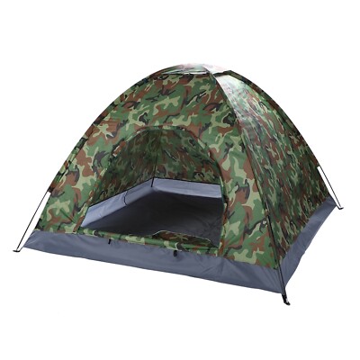 Hot Sale 3-4 Person Camping Dome Tent Camouflage New  --