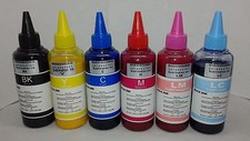Tinta Sublimacion 6 x 100ml para Epson 1400 Artisan 1430 L805 R280 T50 CISS