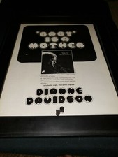 Dianne Davidson Baby Rare Original Promo Poster Ad Framed!