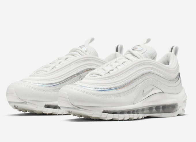 nike air max 97 iridescent white