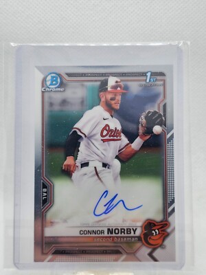 2021 Bowman Draft Connor Norby 1st Bowman Auto | eBay