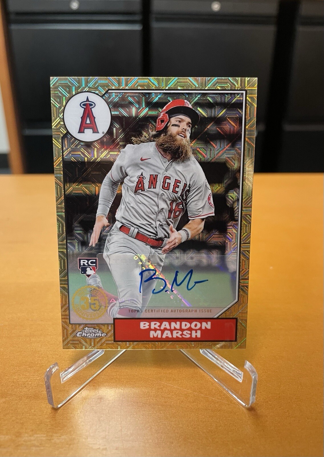 直筆サイン topps now JO ADELL BRANDON MARSH 直筆サイン topps now JO ADELL BRANDON MARSH