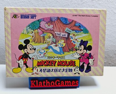 NES Famicom Mickey Mouse Fushigi no Kuni no Daibouken JAPAN OVP+Anl. D863