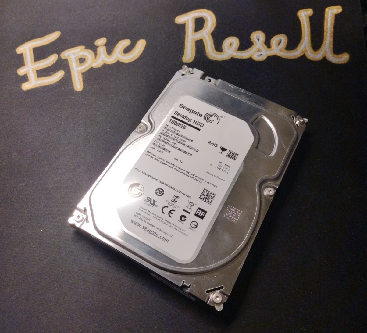 Seagate SATA HDD ST1000DM003 1 TB 1000gb 3.5 inch - LOADED Apple OS X EL Capitan