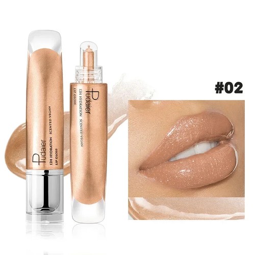 Studios Mirror Glitter Liquid Lip Gloss Makeup Natural Silky Plumping Lipgloss - Picture 8 of 14