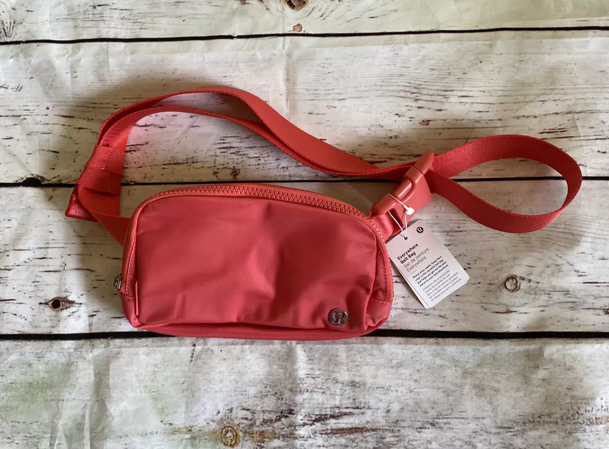 NWT LULULEMON Everywhere Belt Bag O/S PLBR Coral Pink Color