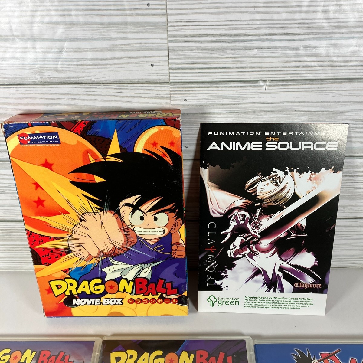 Dragon Ball - Movie Box Set (DVD, 2008, 3-DVD Set, Uncut) Tested