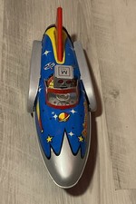 Rare- MF 742 Space Patrol W Robot Tin Friction Go Action W Working Sound